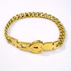 Set Coppia San Valentino – Bracciale con Lucchetto e Collana con Chiave Apribile
